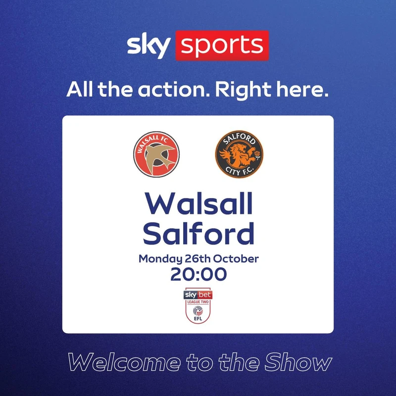 EFL2: Walsall v Salford