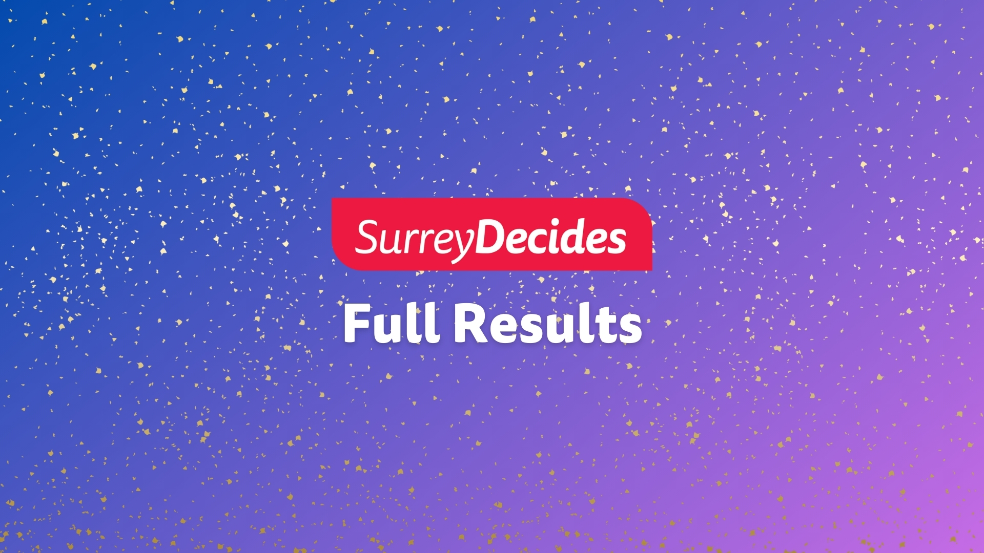 Surrey Decides – Full Results!