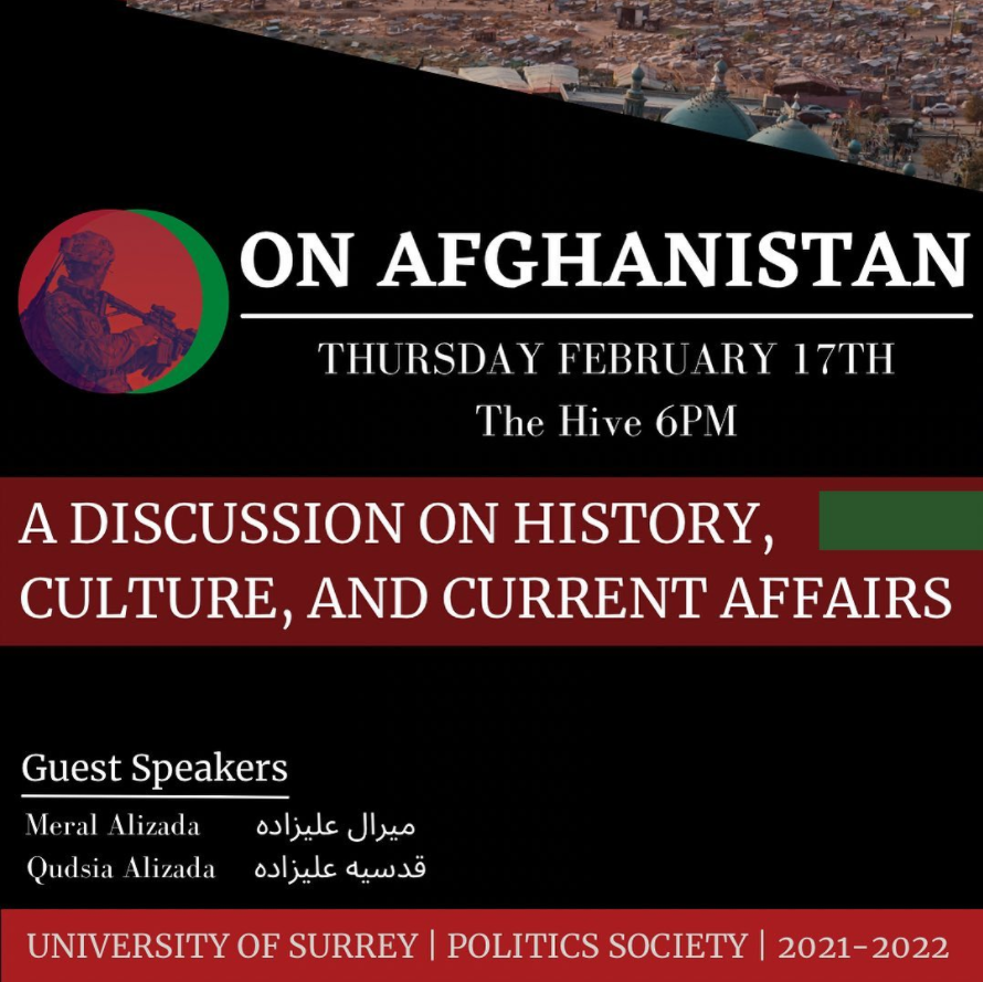 On Afghanistan, an educational event exploring and discussing the history, culture, and current affairs of Afghanistan