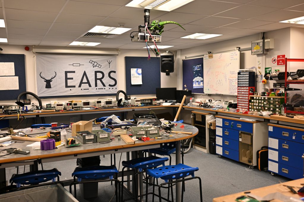 Photo of EARS Makerspace during 2020 Scrapheep Challenge